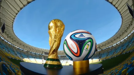 Trophy fifa world cup 2014 brazil photoshoot