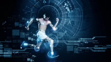 Running futuristic