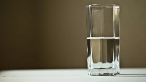 Glass half full