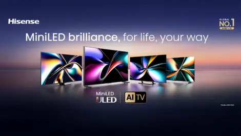 Hisense launches AI-powered ULED TVs up to 100 inches