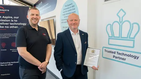 Chris fraser ceo and steve laverick technical director at aspire hq