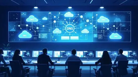 Professional network control center multicloud dns cybersecurity monitoring