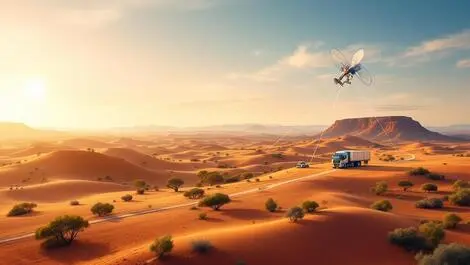 Satellite communication connecting remote australia new zealand iot devices