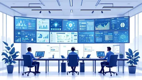 Uk it operations room dashboards security ai collaboration