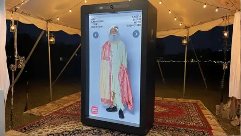 AI hologram of Sadhguru debuts at Mahashivratri fest