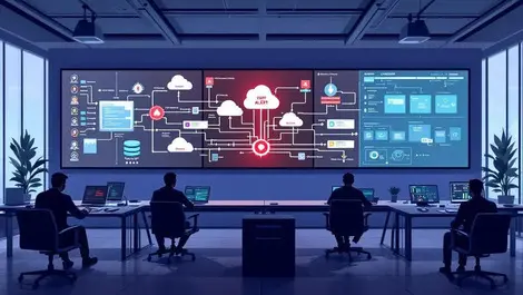 It ops control room root cause analysis cloud alert dashboard