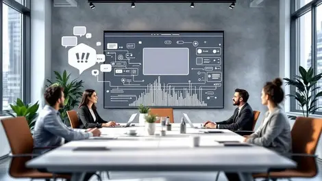 Vancouver corporate meeting room website to chat ui transition